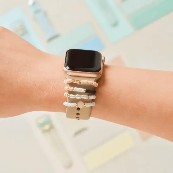 Watch Strap Charm, Nude and Chic